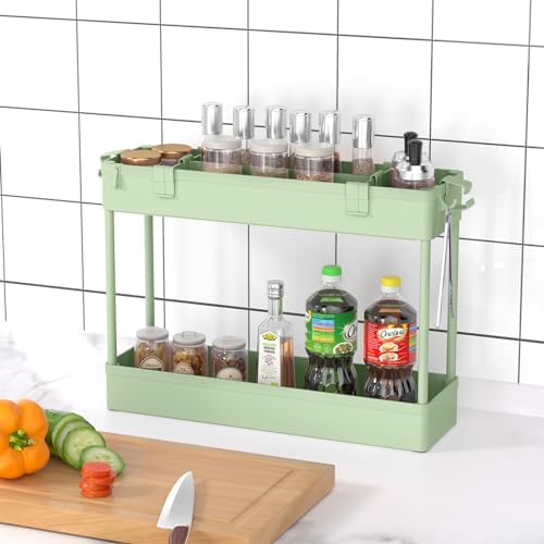 Slim Storage Cart 4 Tier, Bathroom Organizer Rolling Utility, Mobile Shelving Unit Slide Out for Office, alternate view 6
