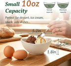 Small Bowls Set Wheat Straw Bowls 10 oz Small Serving Bowls for Ice Cream, Dessert, Snack, Appetizer, Candy, alternate view 2