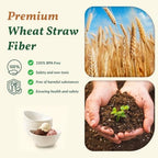 Small Bowls Set Wheat Straw Bowls 10 oz Small Serving Bowls for Ice Cream, Dessert, Snack, Appetizer, Candy, alternate view 3