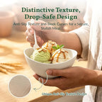 Small Bowls Set Wheat Straw Bowls 10 oz Small Serving Bowls for Ice Cream, Dessert, Snack, Appetizer, Candy, alternate view 6