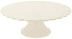 Small Cream Reusable Bamboo Cake Stand (Pack of 1) in Multicolor