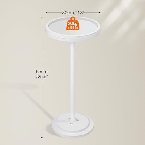 Small Round Side Table, Drink Table, Coffee Martini Table, alternate view 3