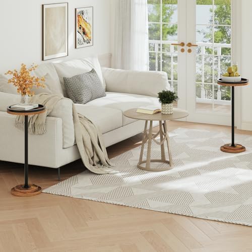 Small Round Side Tables, Drink Tables, Coffee Martini Tables, alternate view 2