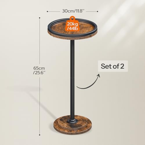 Small Round Side Tables, Drink Tables, Coffee Martini Tables, alternate view 3