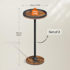 Small Round Side Tables, Drink Tables, Coffee Martini Tables, alternate view 3