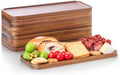 Small Wooden Trays and Platters, Mini Charcuterie Boards, 10 Pack in 10 Pack - 14" x 5.5" in Acacia Wood