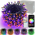 Smart Color Changing Lights 112FT 300LED Orange Purple App Remote