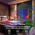Smart Curtain Lights Plug in 400 LED Curtain Fairy Lights with App & Remote, alternate view 4