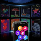 Smart LED Curtain Lights RGB+IC 400 LEDs 6.6x6.6 ft in 6.6x6.6 ft, alternate view 6