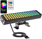 Smart LED Flood Light Outdoor, RGBCW 360W Color Changing, IP66 Floodlight in 5*72W Adjustable RGBCW Flood Light