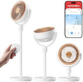 Smart Pedestal Fan, Rechargeable Oscillating Standing Fan for Bedroom, Corded & Cordless, Adjustable Height
