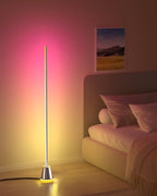 Smart RGB LED Corner Floor Lamp, Bright Standing Lamps for Living Room with APP and Remote, Modern Floor Lamp, alternate view