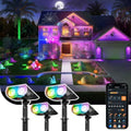 Smart Solar Spot Lights Outdoor SL5C, IP67 Solar Lights Outdoor