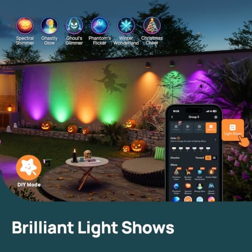 Smart Solar Spot Lights Outdoor SL5C, IP67 Solar Lights Outdoor, alternate view 2