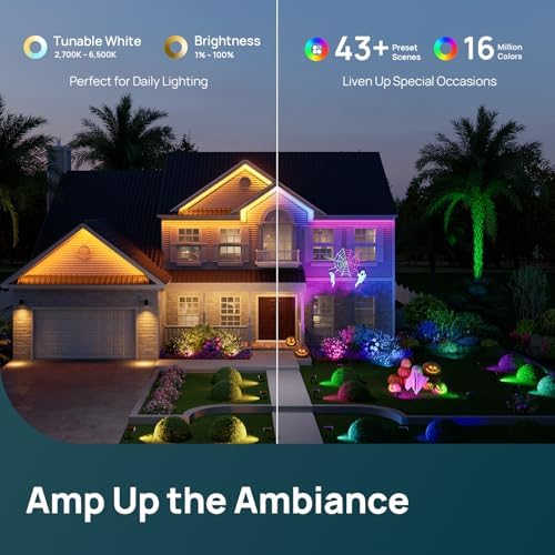 Smart Solar Spot Lights Outdoor SL5C, IP67 Solar Lights Outdoor, alternate view 4