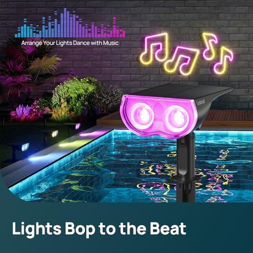 Smart Solar Spot Lights Outdoor SL5C, IP67 Solar Lights Outdoor, alternate view 5