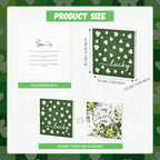 Smile Spring Double-Sided Wooden Block Decor - St.Patrick's Day "Lucky" Shamrock & "Home Sweet Home", Irish, alternate view 2