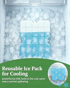 Snackle Box Container, Stainless Steel Divided Serving Tray with Lid and Handle, Large Snack Tray for Fruit, alternate view 4