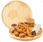 Soccer Party Decorations Wooden Soccer Charcuterie Board, Serving Tray for Sports Birthday Party, Team Game Day