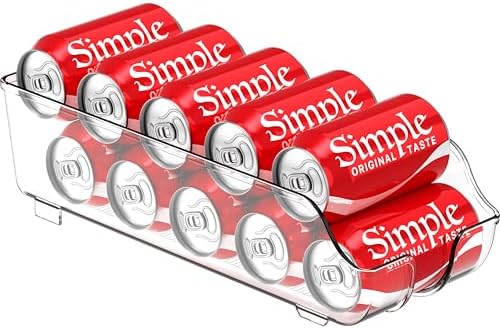 Soda Can Organizer Dispenser for Refrigerator/Pantry