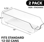 Soda Can Organizer Dispenser Refrigerator/Pantry, Set of 2, alternate view 3