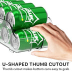 Soda Can Organizer Dispenser Refrigerator/Pantry, Set of 4, alternate view 7