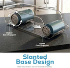 Soda Can Organizer for Refrigerator & Pantry, 6 Pack, Clear in Clear, alternate view 7