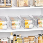 Soda Can Organizer, Set of 2, Clear in Clear, alternate view 6
