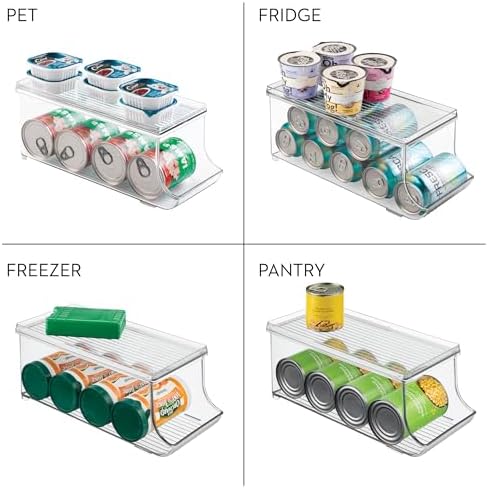 Soda Can Organizer, Set of 2, Clear in Clear, alternate view 7