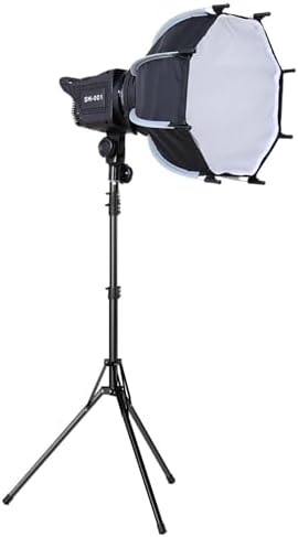 Softbox Lighting Kit, 11.8"/30cm Studio Light with Quick Release Softbox in Black