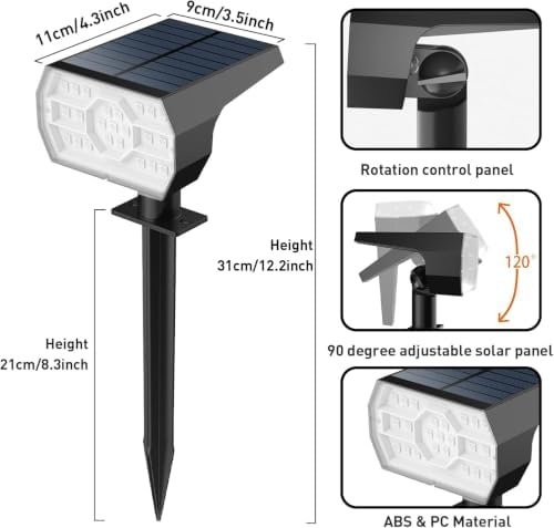 Solar Color Changing Lights - 4 Pack (Multicolor), alternate view 5