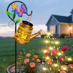 Solar Garden Lights Outdoor, Butterfly Watering Can Lantern, Waterproof