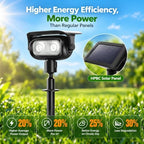 Solar Halloween Spot Lights Outdoor, 4 Pack RGB Landscape Lighting, alternate view 4