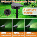 Solar Light Outdoor, IP68 Waterproof, 65 LED, Cool White, 6 Pack in Cool White, alternate view 3