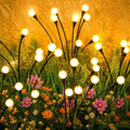 Solar Lights Outdoor(2 Pack-16 LEDs), Solar Garden Lights, Fairy Lights