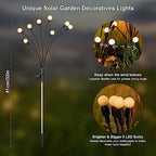 Solar Lights Outdoor(2 Pack-16 LEDs), Solar Garden Lights, Fairy Lights, alternate view 3