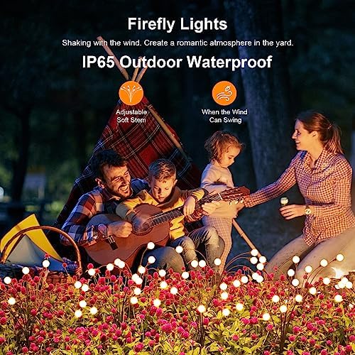 Solar Lights Outdoor(2 Pack-16 LEDs), Solar Garden Lights, Fairy Lights, alternate view 6
