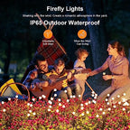 Solar Lights Outdoor(2 Pack-16 LEDs), Solar Garden Lights, Fairy Lights, alternate view 6