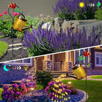 Solar Lights Outdoor, Watering Can with Cascading Lights, Watering Can with Hook Solar Lantern, Gardening Decor, alternate