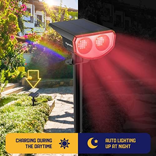 Solar Lights Outdoor Waterproof, Landscape Spotlights 4 Pack, alternate view 4