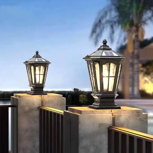 Solar Outdoor Post Lights, Outdoor Column Lights, Deck Lights, Solar Post Cap Lights, Solar lamp Post Light, alternate view 2