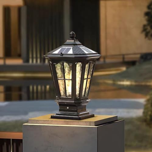 Solar Outdoor Post Lights, Outdoor Column Lights, Deck Lights, Solar Post Cap Lights, Solar lamp Post Light, alternate view 5