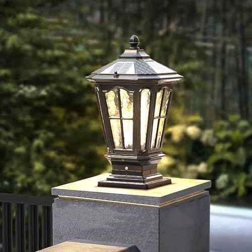 Solar Outdoor Post Lights, Outdoor Column Lights, Deck Lights, Solar Post Cap Lights, Solar lamp Post Light, alternate view 6