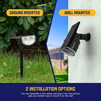 Solar Spot Lights Outdoor, IP67 Waterproof 38 LED Solar Powered Landscape Spotlights for Yard, Garden, Driveway, alternate