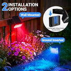 Solar Spot Lights Outdoor, Super Bright Focused Beam Halloween Spotlights, alternate view 5