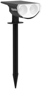 Solar Spot Lights Outdoor Warm White, 38 LEDs Solar Landscape Lights IP67 Waterproof, 2-in-1 Outdoor Spotlights, alternate