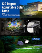 Solar Spot Lights Outdoor Waterproof, 1 Pack, Neutral White, alternate view 3