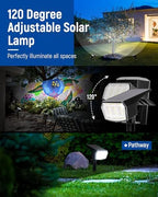 Solar Spot Lights Outdoor Waterproof, 10 Pack, Cool White in Cool White, alternate view 3