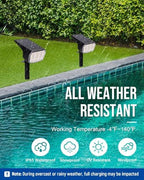 Solar Spot Lights Outdoor Waterproof, 10 Pack, Warm White in Warm White, alternate view 3