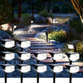 Solar Spot Lights Outdoor Waterproof 12 Pack Cool White